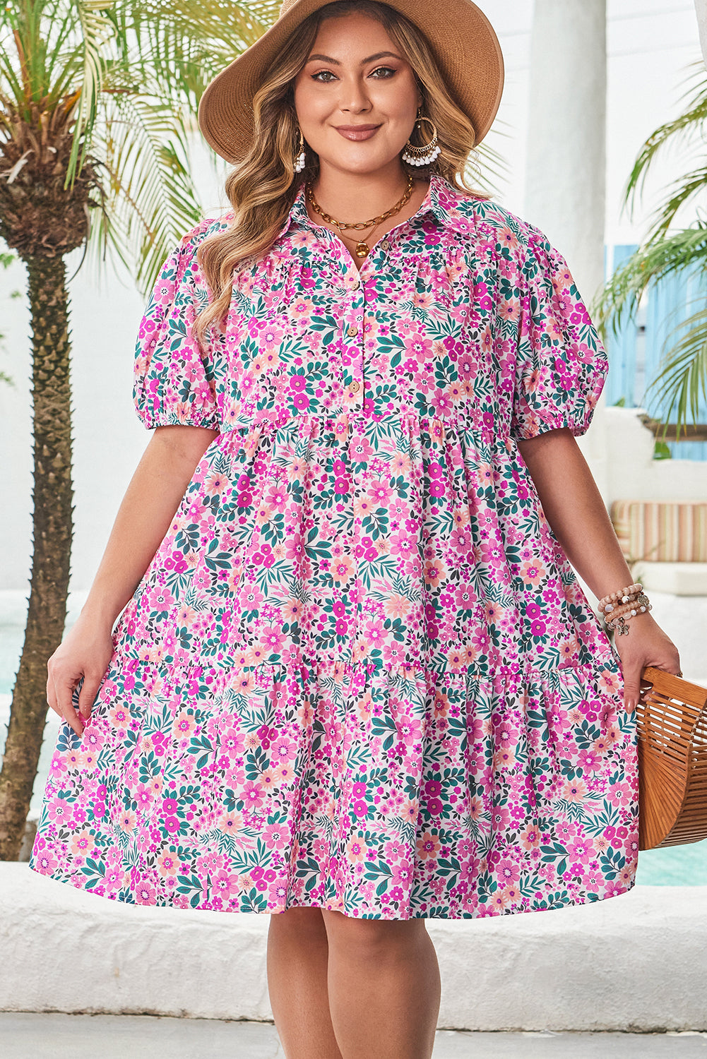 Plus Size A-line Dress